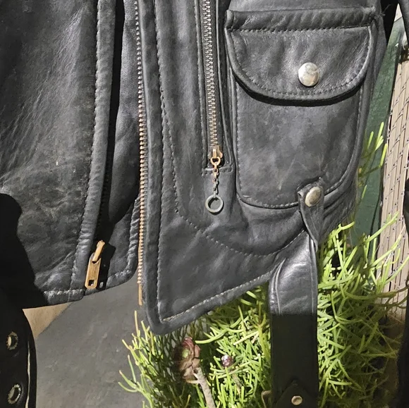 Original Buco leather biker jacket circa 1950's!
